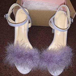 LAVENDER SUADE HEELS